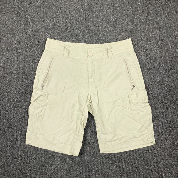 Columbia Shorts Women’s Hiking Outdoor Casual Pockets Khaki Cargo Size 6 10L - Picture 1 of 5
